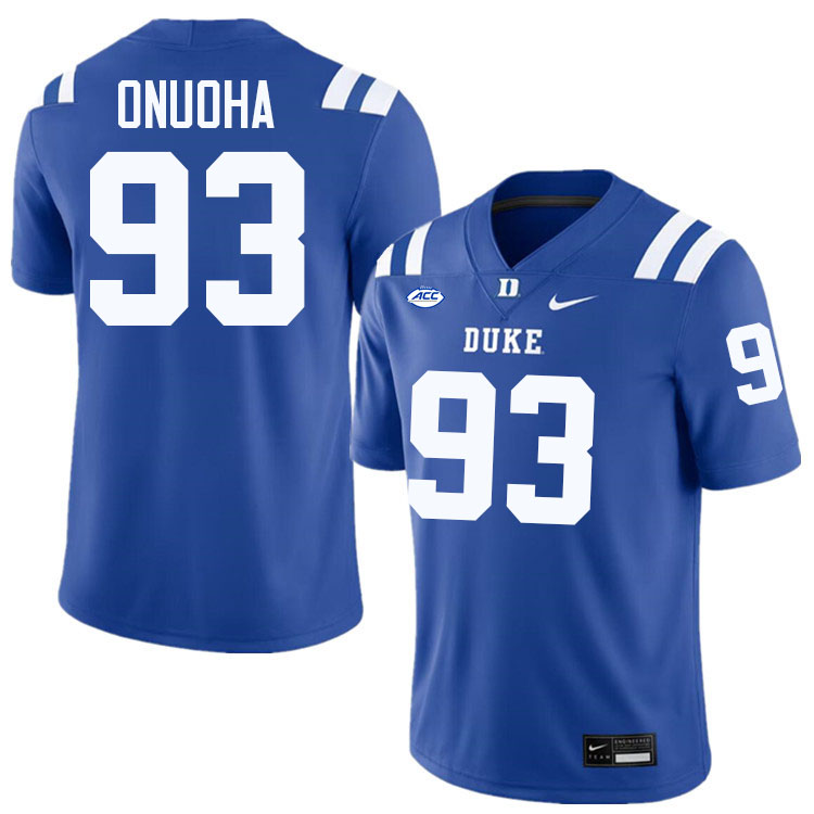 Sampson Onuoha Duke Jersey,Duke Blue Devils #93 Sampson Onuoha Jersey Youth College-Blue